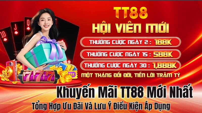 Khuyến Mãi TT88 Mới Nhất – Tổng Hợp Ưu Đãi Và Lưu Ý Điều Kiện Áp Dụng